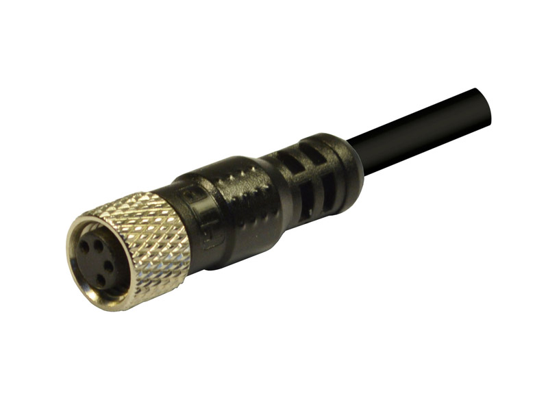 Connettore circolare M8 stampato dritto - Relintek