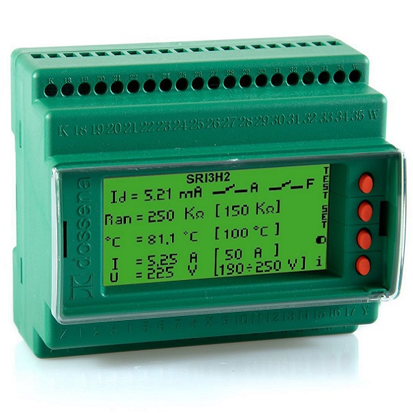 Controllore d’isolamento per impianti medicali SRI3/H2 - Relintek